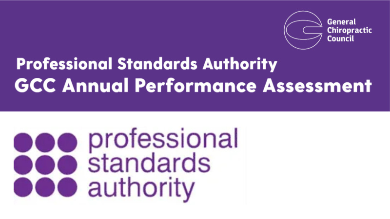 PSA has published its annual performance review of the General Chiropractic Council (GCC) for 2020/21